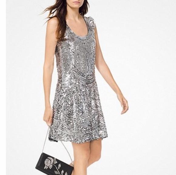 🍒NWT🍒 MK SEQUIN MINI DRESS - Picture 2 of 7